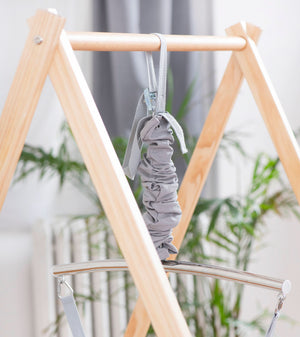 Tulip Foldable Baby Bouncer with Safety Harness | Lightweight & Portable Infant Seat