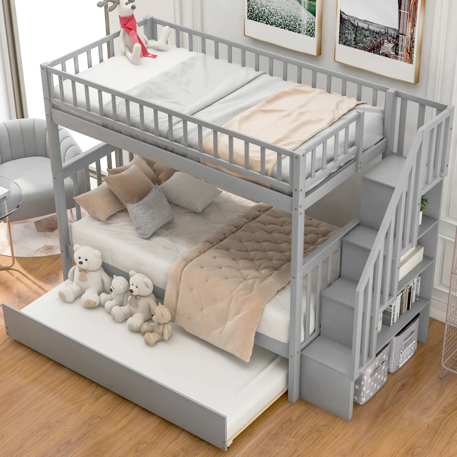 Kelly Bunk Bed with Trundle
