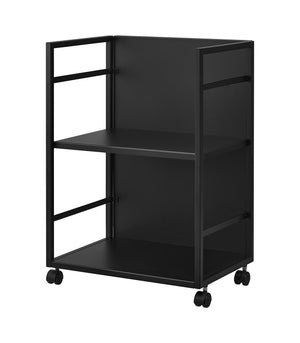 Two-Tier Hideaway Storage Cart (24" H) - Steel