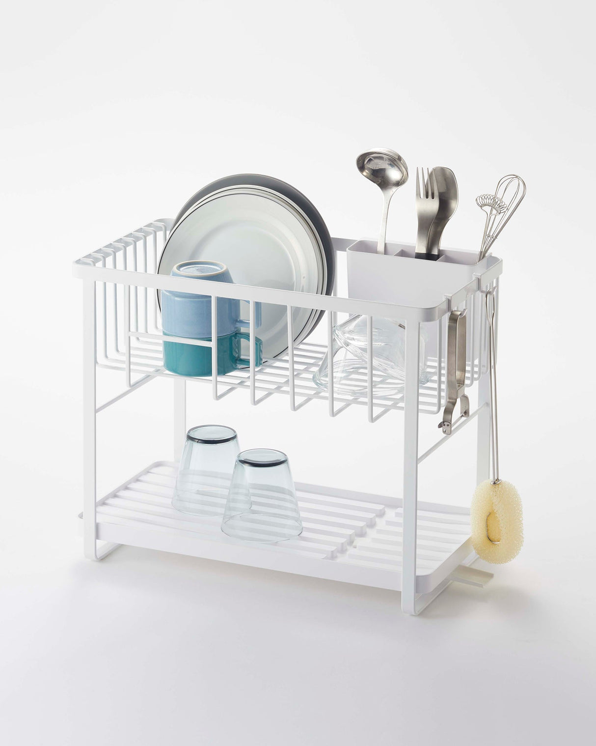 Two-Tier Wire Dish Rack - Steel