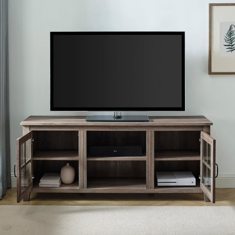 Ulric Glass Door TV Console