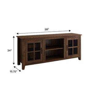 Ulric Glass Door TV Console