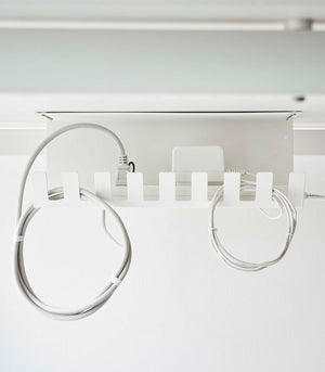 Under-Desk Cable Organizer - Steel