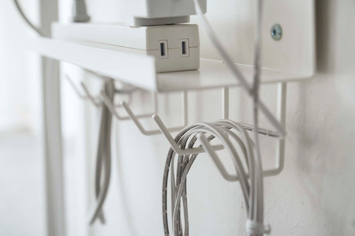 Under-Desk Cable & Router Storage Rack - Steel