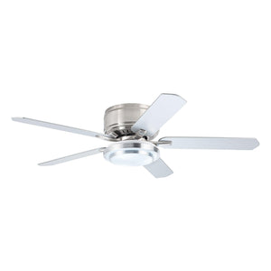 Vaczon 52 Inch Double-sided Blades Flush Mount LED Ceiling Fan with APP and Remote Control