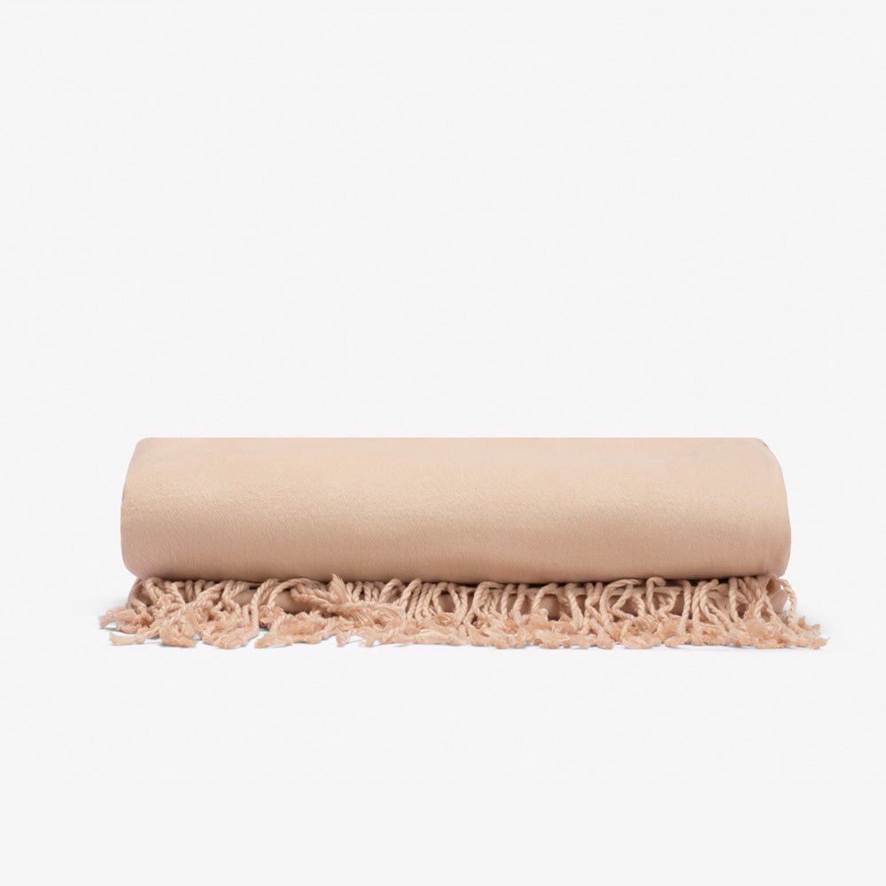 Vegan Cashmere Woven Throw Blanket