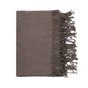 Vegan Cashmere Woven Throw Blanket