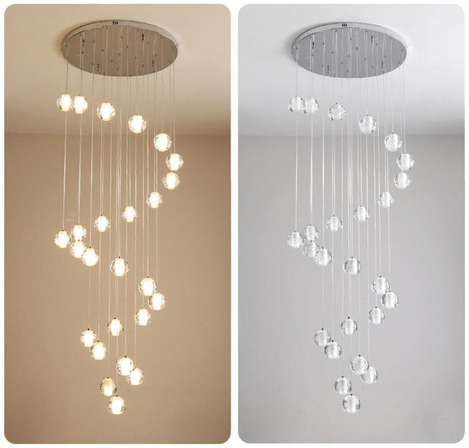 Victoria Crystal Orb Chandelier