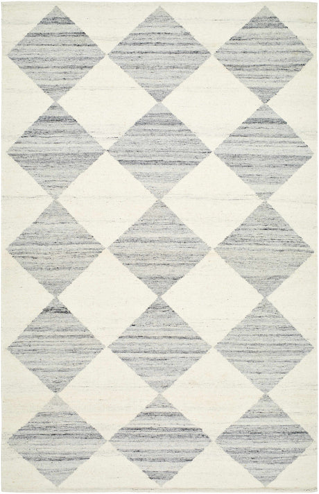 Vivir x Livabliss Antho Light Gray Diamond Rug