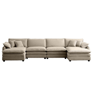 Walker Edison | Retro Chic: Corduroy Couch Cloud Modular Sofa Design