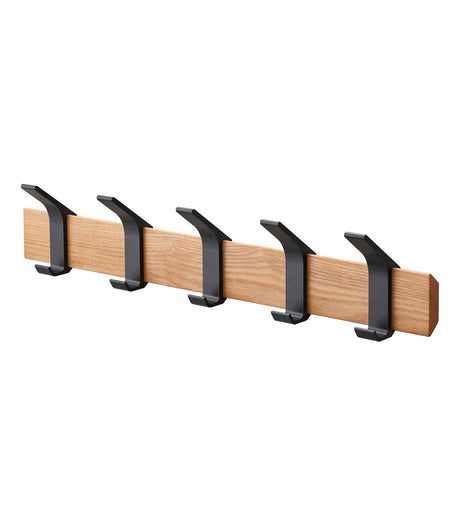 Wall-Mounted Coat Rack - Steel + Wood