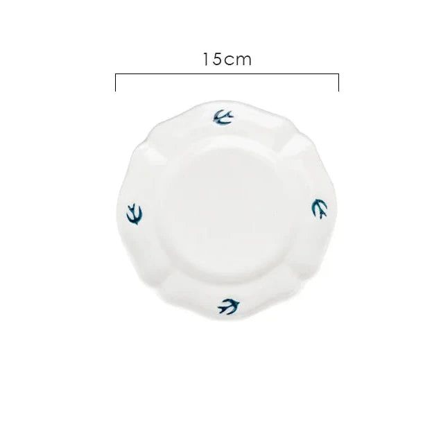 White Swallow Plate