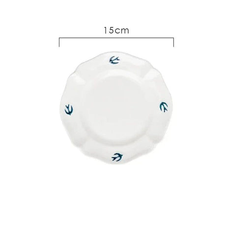 White Swallow Plate