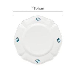 White Swallow Plate