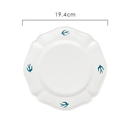 White Swallow Plate