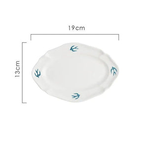 White Swallow Plate