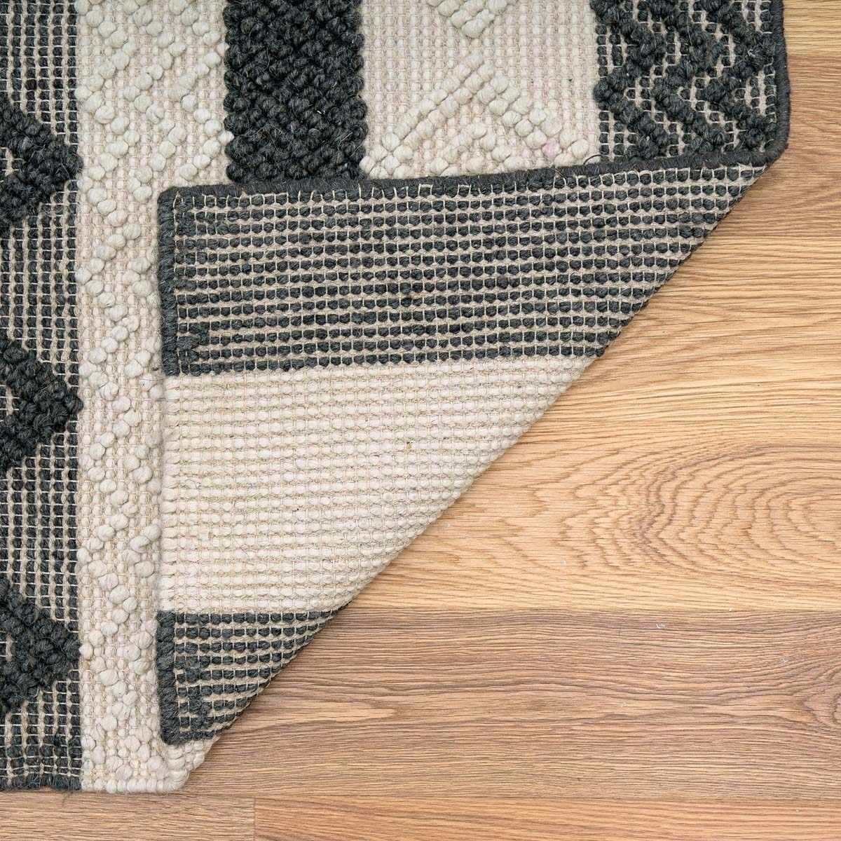 Whittington Black&White Wool Rug