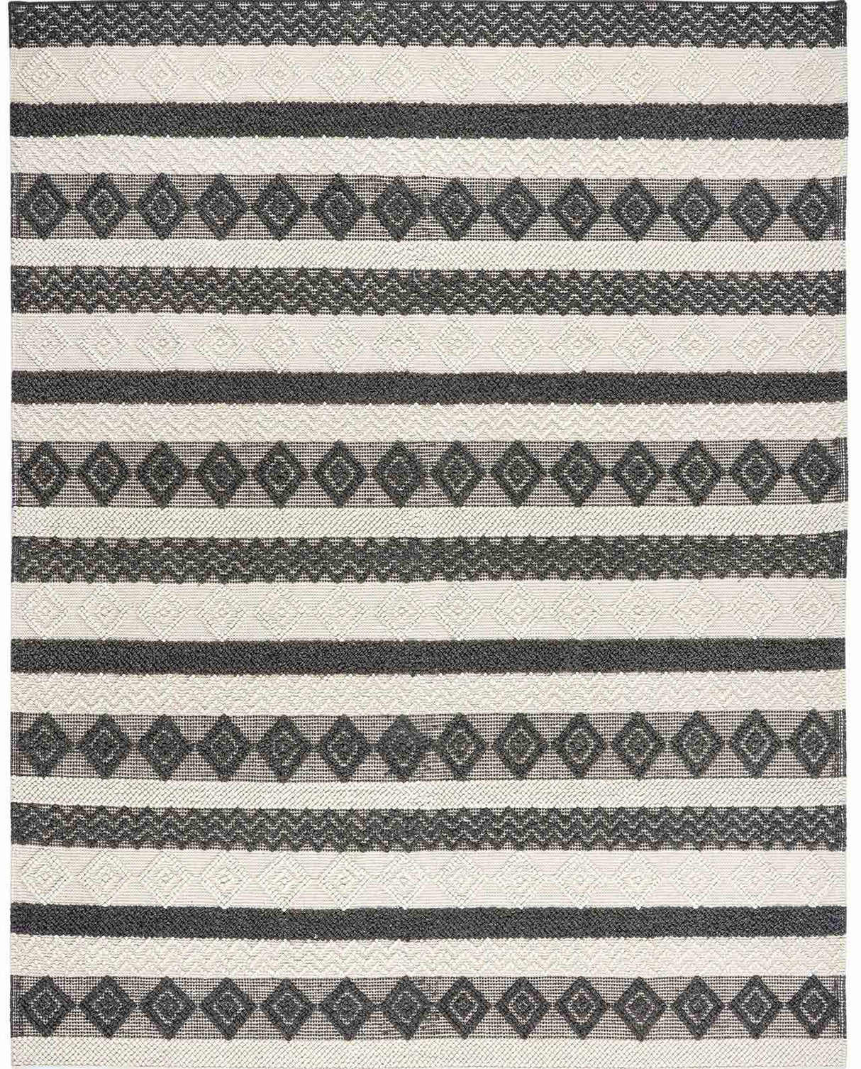 Whittington Black&White Wool Rug