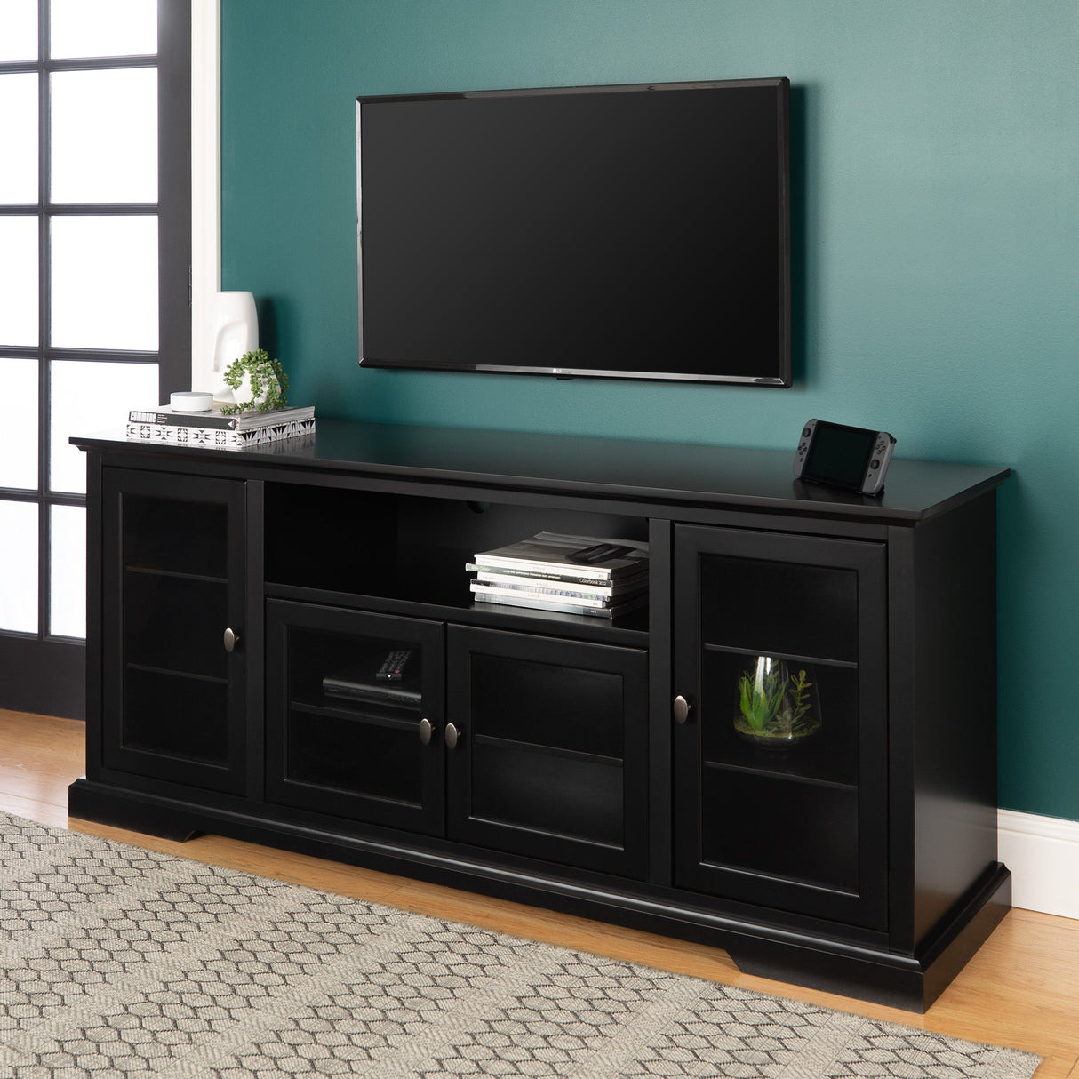 Williams Highboy Style Wood TV Stand