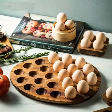 Wooden Egg Organizer