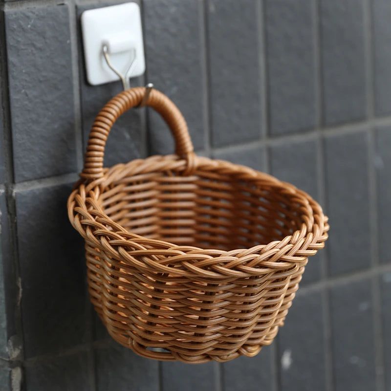 Woven Wall Hanging Basket