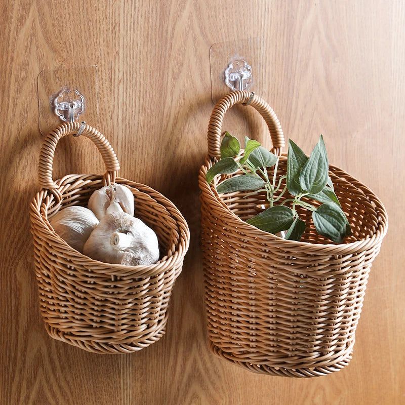 Woven Wall Hanging Basket