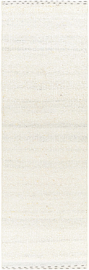 Yaniklar Cream Flat Woven Wool Rug