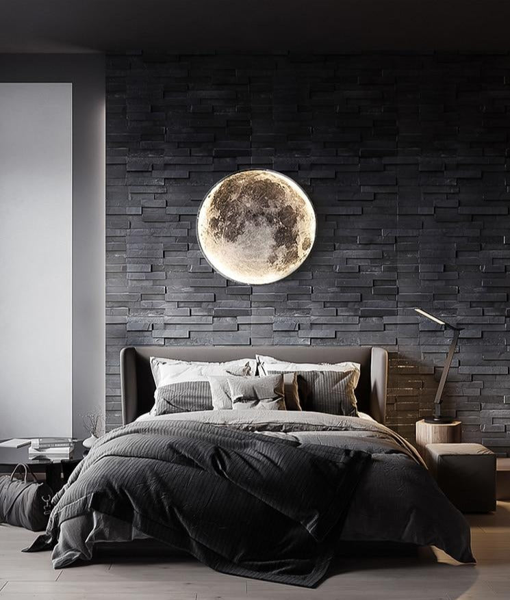 Full Moon Wall Light