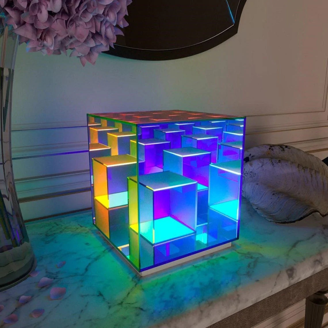 Matrix Cube Lamp