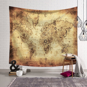 World Map Tapestry - Ellure